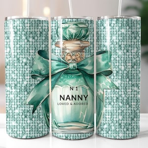 Meilleur emballage de gobelet pour nounou, cadeau de fête des mères de la future nounou, designs de gobelet sublimation grand-mère 20 oz gobelet mamie PNG | TÉLÉCHARGEMENT instantané