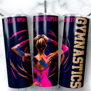 Gymnastics Tumbler Wrap Gymnastics Png Gift for Gymnast Gifts 20 oz Skinny Gymnastics Coach Sublimation Tumbler Designs 20oz Gym Mom Tumbler