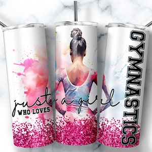Gymnastics Tumbler Wrap Gymnastics Png Gymnastic Gifts 20 oz Skinny Gymnast Sublimation Tumbler Designs 20 oz Gymnastics Coach Tumbler Wrap