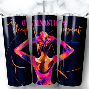 Gymnastics Png Gymnastics Tumbler Wrap Gift for Gymnast Mothers Day Gifts 20 oz Skinny Sublimation Designs Gymnastics Coach Gift Gym Girl