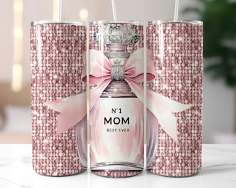 Envoltorio para vaso "La mejor mamá del mundo", regalo para el Día de la Madre (descarga digital)