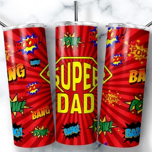 Fathers Day Tumbler Wrap for Men Tumbler gift Super Dad Sublimation Tumbler Designs 20oz Superhero Dad PNG Top Dad in a Million Png DOWNLOAD