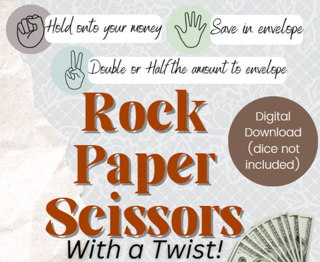 Rock Paper Scissors With a Twist Digital Download - Etsy