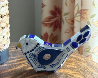 Little Mosaic Blue Bird