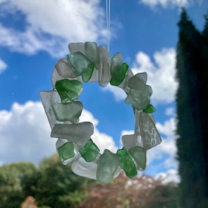 Small sea glass sun catcher/ornament