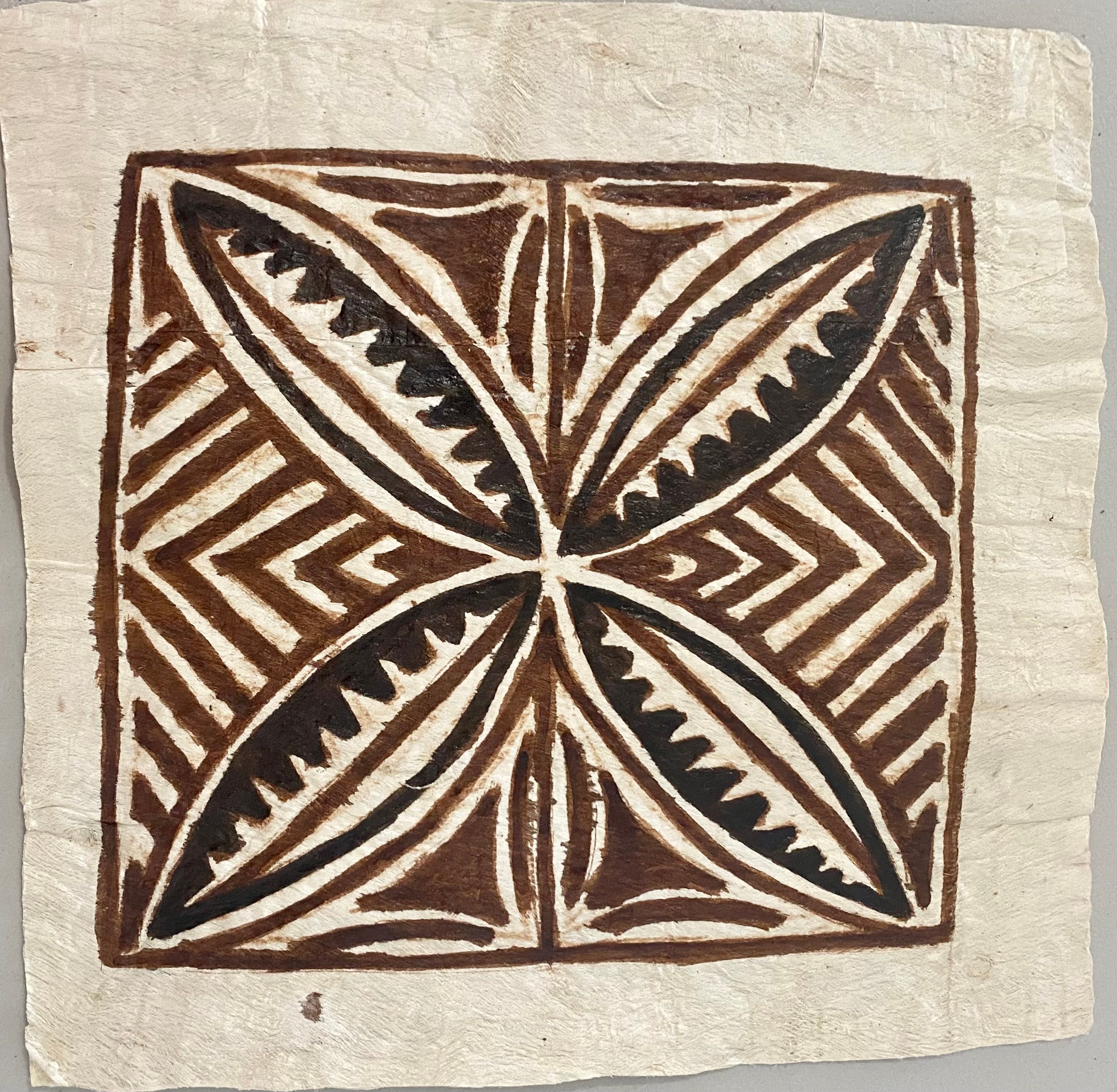 Samoan Tapa Cloth Siapo Samoa Samoan Elei Tapa Handmade Etsy