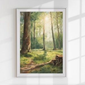 Cartel del bosque, impresión forestal, impresión de tala de bosques, cartel de tala de bosques, impresión digital, tala de bosques, cartel digital, impresión de la naturaleza