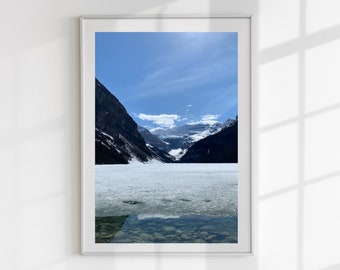 Mountain Poster, Mountain Lake Poster, Mountain Lake Photo, Mountain Lake, digital print, mount digital print, Rocky Mountains