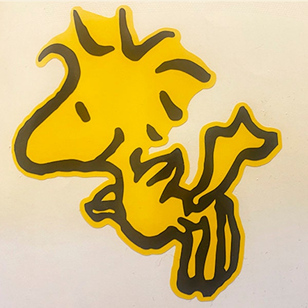 Woodstock Sticker, FREE SHIPPING, Adorable Woodstock Decal: Perfect for Peanuts Fans, Sticker for Car, Sticker for laptop, Snoopy's Sticker