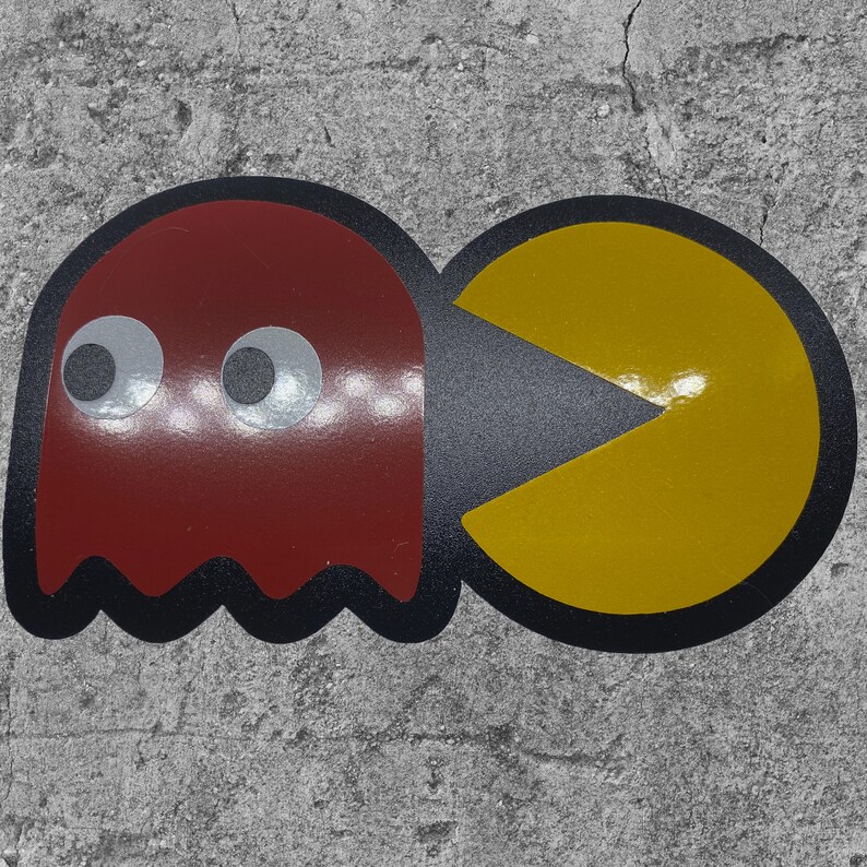 PAC MAN STICKER - Etsy