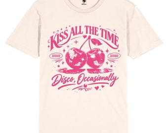 Camiseta de Harry Styles: Beso todo el tiempo. Disco de vez en cuando.