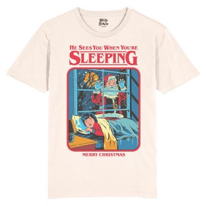 Creepy Santa T-Shirt: Funny Y2K Christmas Tee