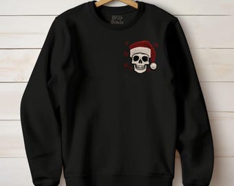 Skull Christmas Sweater – Funny Holiday Office Party Digital Print