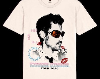 Camiseta de la gira de Harry Styles: Besos todo el tiempo, discoteca ocasionalmente