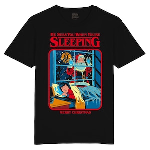 Creepy Santa T-Shirt: Funny Christmas Y2K Tee