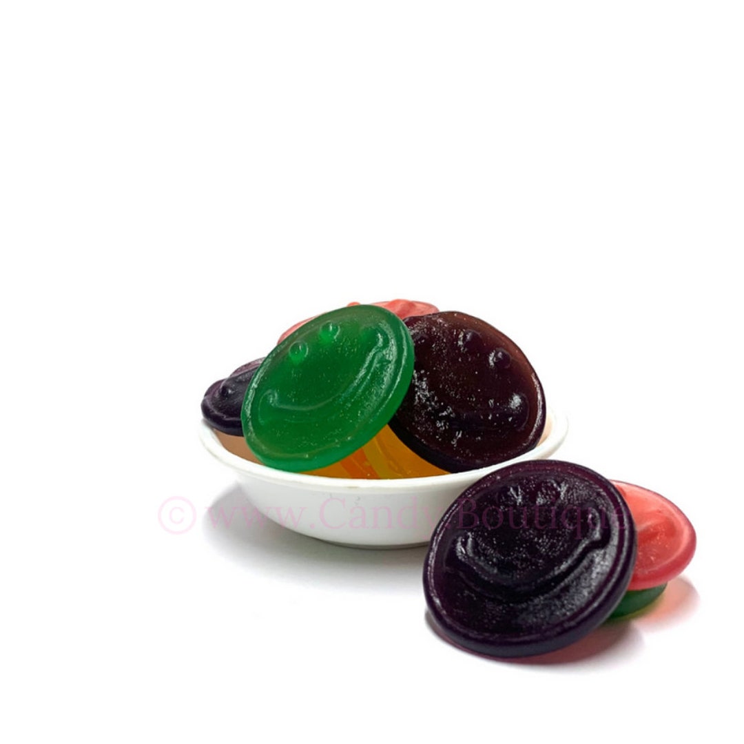 Gummy Smiley Faces Sweets Great Idea for Gifts for All Ages and