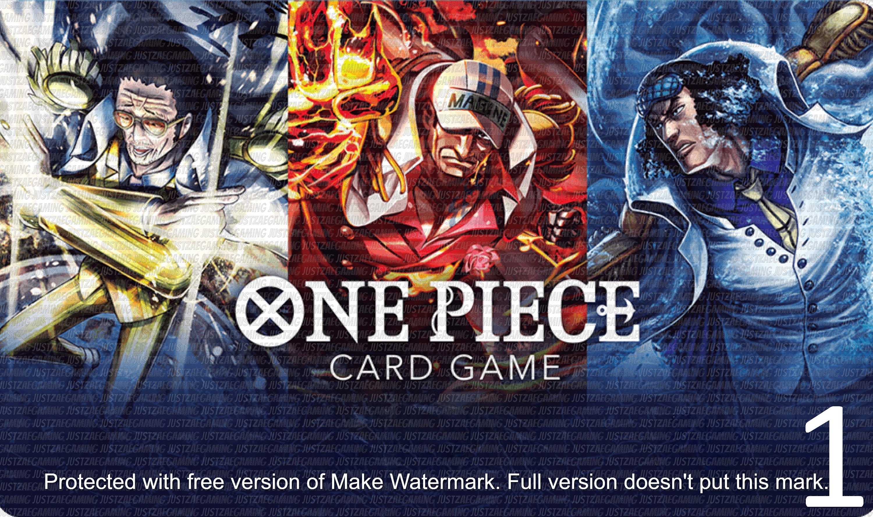 3 ADMIRALS One Piece TCG Playmat Black Stitched 14 X Etsy