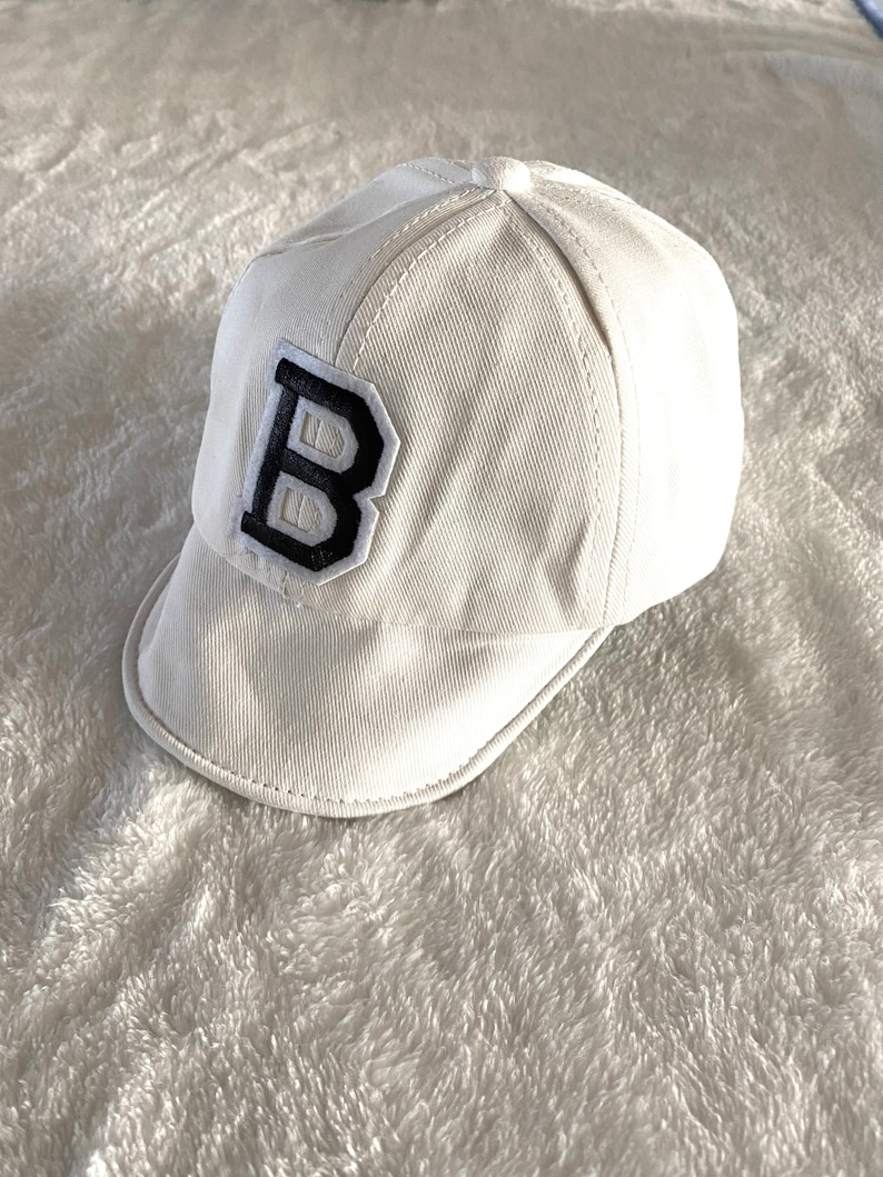 AZ Embroidered Monogram Newborn Baseball Hat / Infant Custom