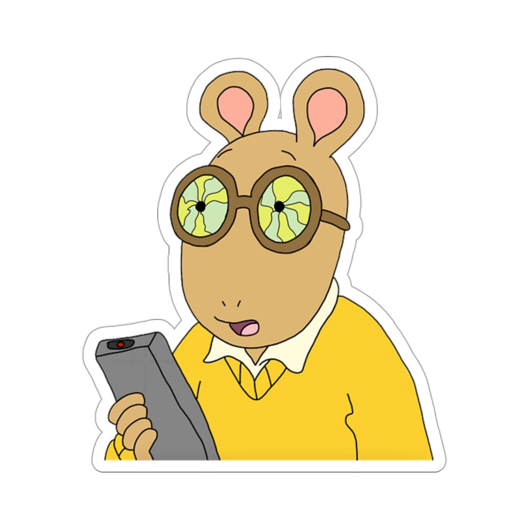 Arthur Library Card Sticker PBS Library Card Sticker Book Etsy