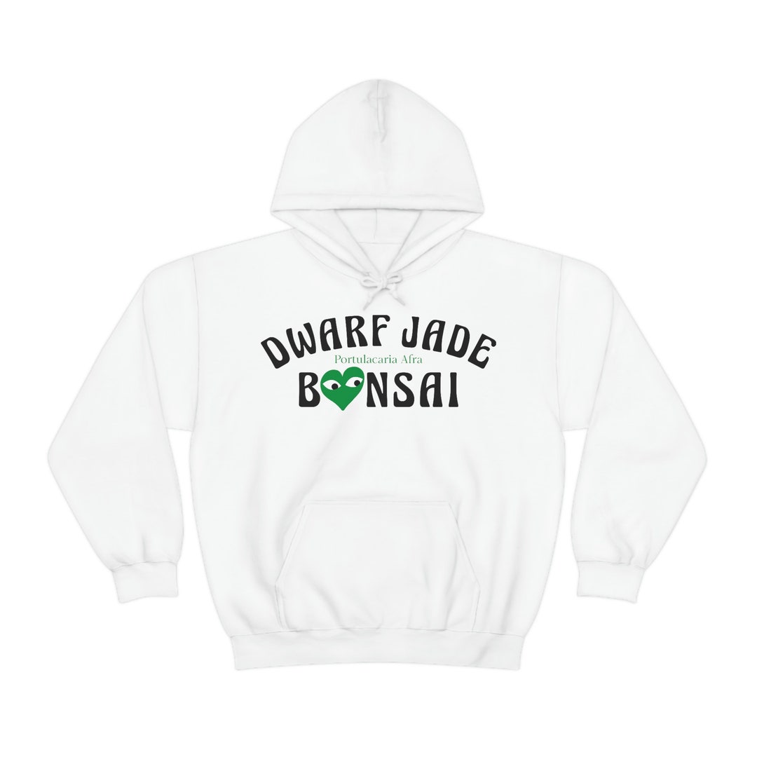 Dwarf Jade Bonsai Hoodie // Bonsai Gift / Bonsai Clothing / Dwarf Jade Bonsai / Spekboom Bonsai