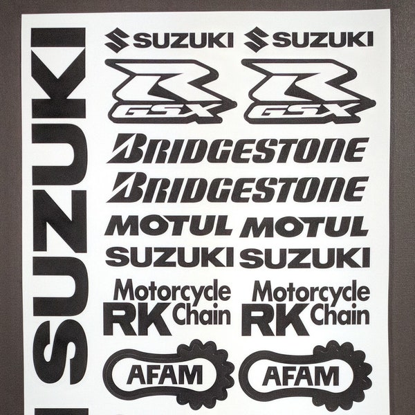 FE STICKER decal sponsor technical moto SUZUKI kit set motogp wsbk race racing
