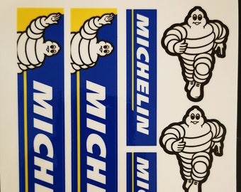 Michelin laminated Stickers Graphics Decals Tyres