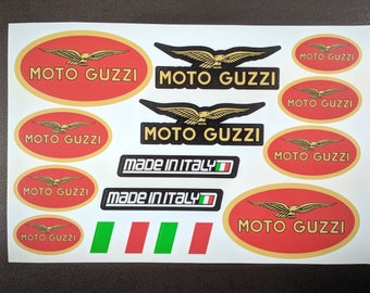 Moto Guzzi Aufkleber Aufkleber Motorrad Grafiken Autocollant Aufkleber