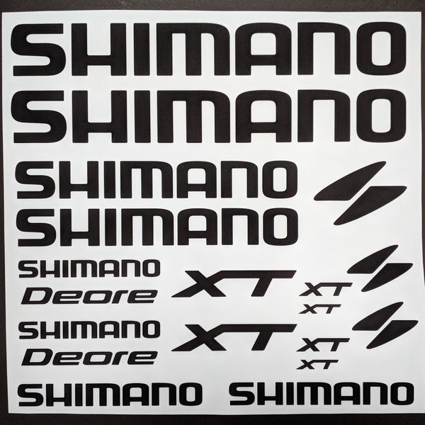 Shimano gestanst stickers stickers fiets autocollant Aufkleber Adesivi