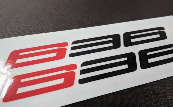 TP 636 Fairing Decals / Stickers for ZX-6R ZX6R (140mm X