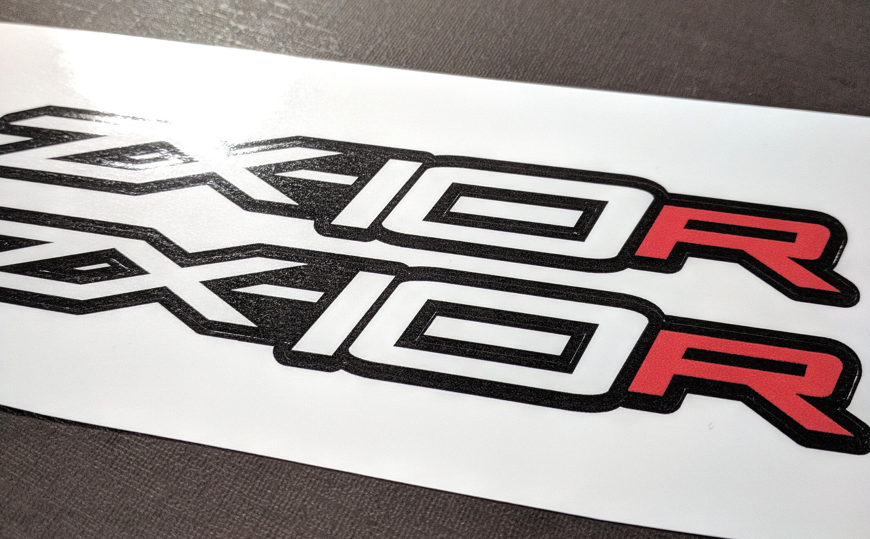 ZX-10Rステッカー製作代行【黒】各種一般色 他車種オーダーOK