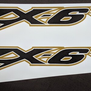 TP ZX-6R ZX6R Fairing Decals / Stickers (200mm X 25mm) /1051