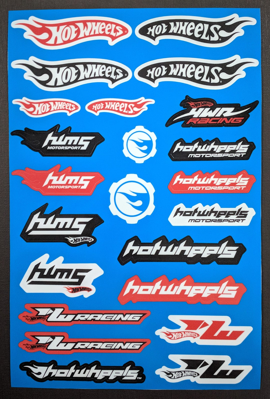 Hot Wheels Racing Car Sticker Graphic Sticker Sticker Etsy