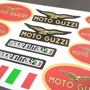 Moto Guzzi Aufkleber Aufkleber Motorrad Grafiken Autocollant Aufkleber imagen 2