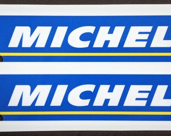 Adesivi/decalcomanie con logo TP Michelin per forcellone bicicletta X2