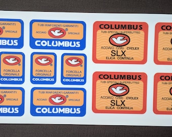 Columbus Decals Stickers Bicycle Graphics Set Autocollant Aufkleber Adesivi