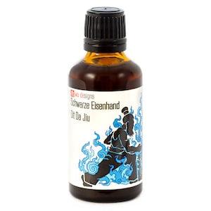 Black Iron Hand Dit Da Jiu - 50ml flaska med pipett - Iron Palm - Iron Hand - Steel Hand - Balsam - Kung Fu