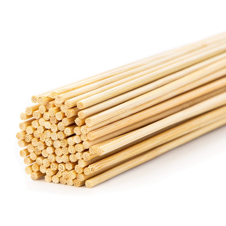 K&ouml;nnte beinhalten: Ein B&uuml;ndel nat&uuml;rlicher Holzspie&szlig;e, ideal zum Grillen oder zum Servieren von Vorspeisen. Die Spie&szlig;e sind aus unbehandeltem Bambus und etwa 25 cm lang.