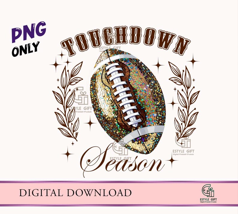 Touchdown Season, Retro Football Bow Png, Football Coquette Bow PNG ...