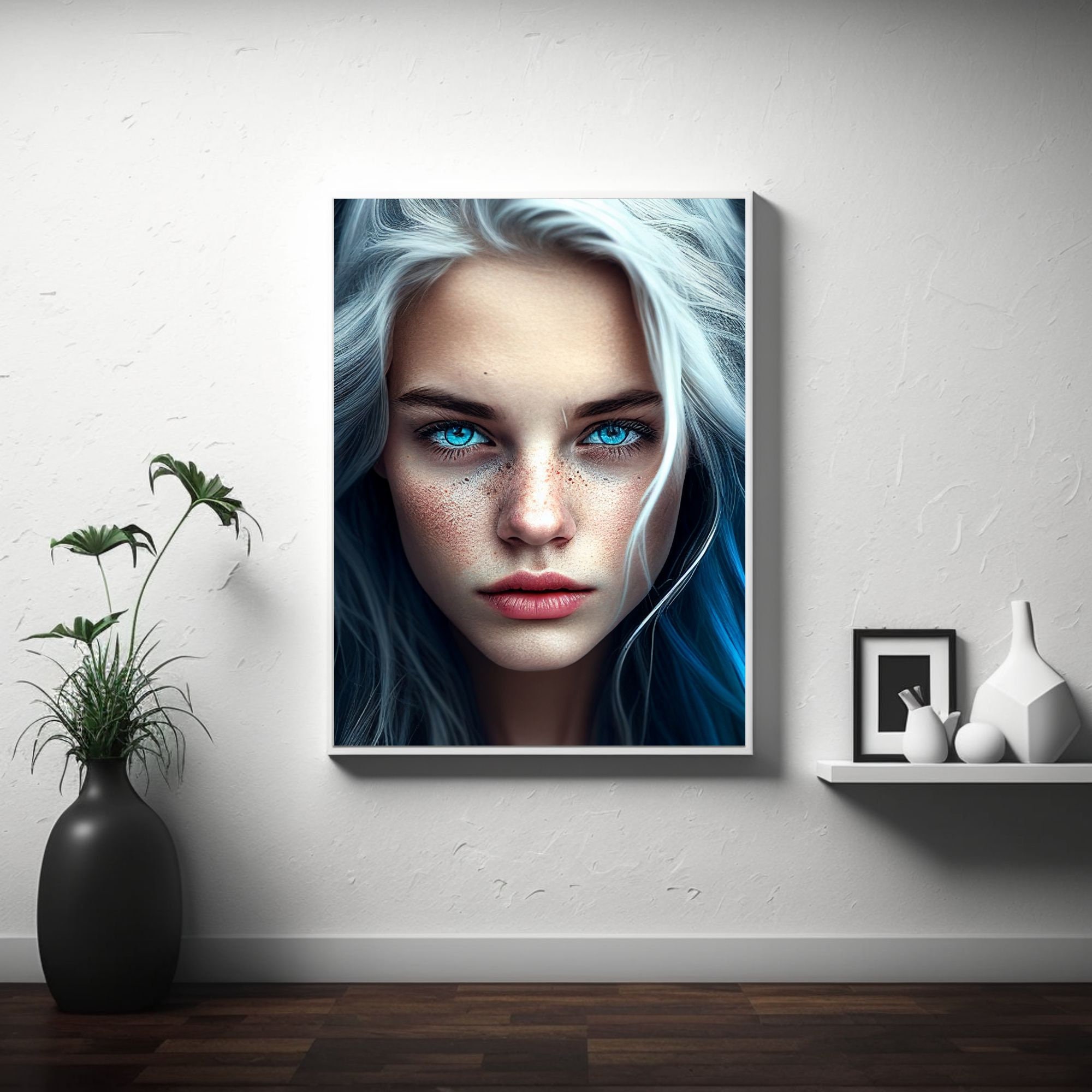 Printable Wall Art, Ai Generated Wall Art, Digital Download, Ai Wall