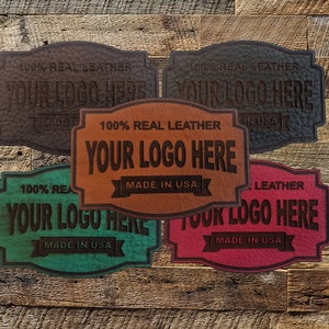 Custom Personalized 100% Genuine Leather Patch