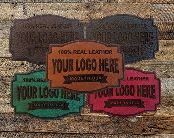 Custom Personalized 100% Genuine Leather Patch