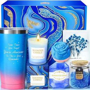 Birthday Gifts for women, Gift Baskets for Women, Friends, Girlfriend, Sister, Her, Christmas Gifts for Her, Home SPA Gifts