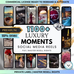Luxury Rich Lifestyle Videos Reels, Boss Lady, Cars, Yacht, Plane, Millionaire, TikTok, Instagram, YouTube, Digital Marketing, MRR, PLR