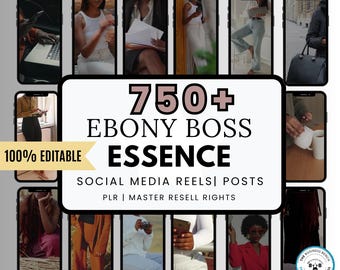 Melanin Faceless Reels, Master Resell Rights, Plr Digital Products, Sell on Etsy, Instagram Reels, Faceless Aesthetic, Plr template, MMR PLR