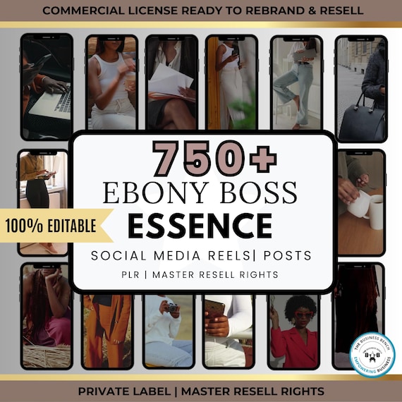 Melanin Faceless Reels, Master Resell Rights, Plr Digital Products, Sell on Etsy, Instagram Reels, Faceless Aesthetic, Plr template, MMR PLR