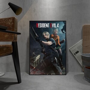 Resident Evil 4 Remake Leon POSTER PS5 PS4 XBOX Series X MADE IN USA -  NVG407