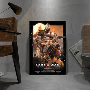 Poster Cartaz God of War Playstation PS3 PS4