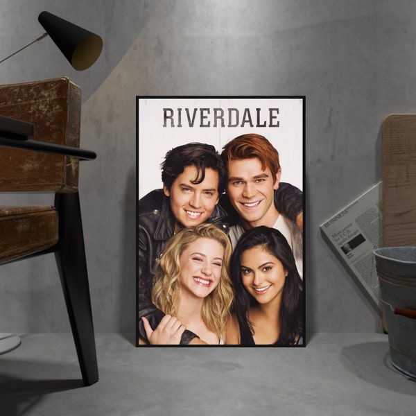 Riverdale Poster, Archie Andrews Wall Art, Wall Decor, Rolled Canvas Print, TV Series Poster Gift