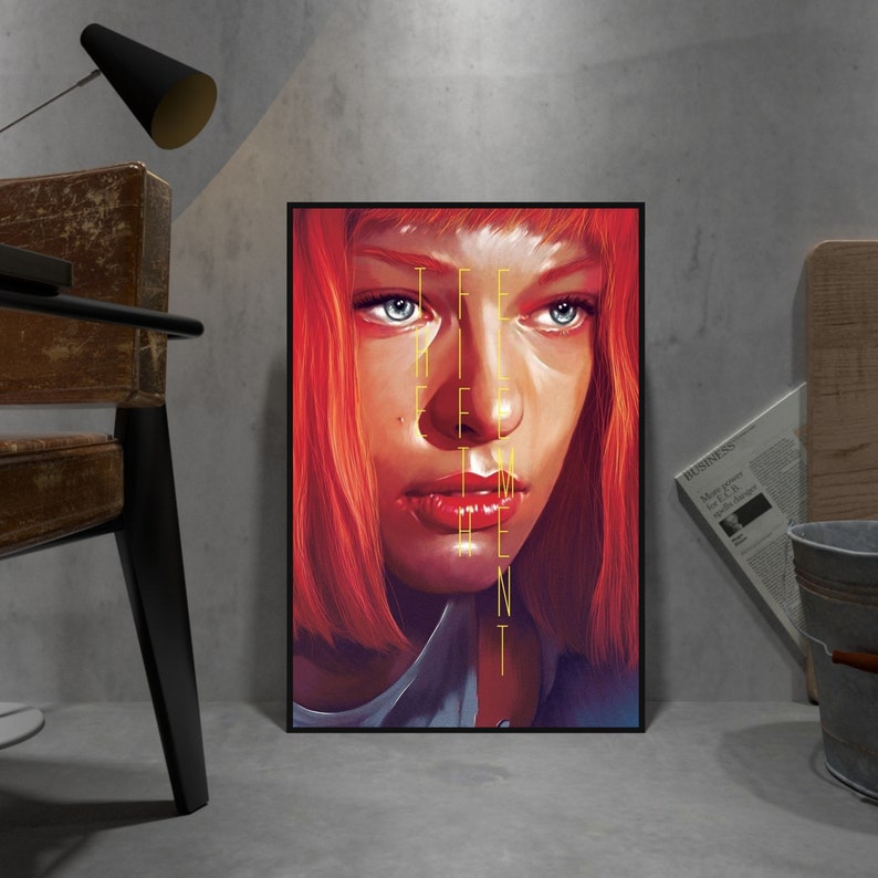 The Fifth Element Poster, Milla Jovovich Wall Art, Wall Decor, Rolled ...
