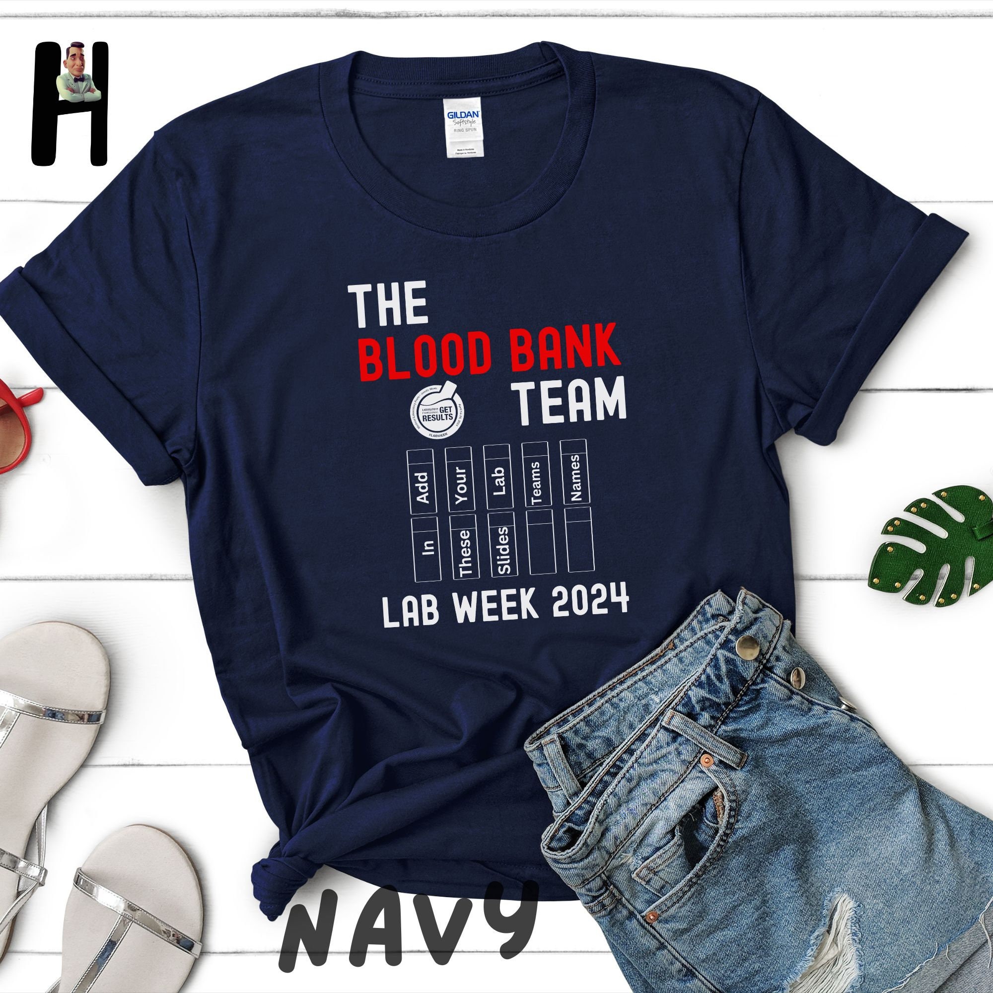 Custom Blood Bank Lab Week 2024 Shirt, Lab Team Tee, Personalized